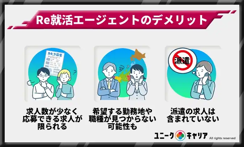 評判・口コミから分かるRe就活エージェントのデメリット3選