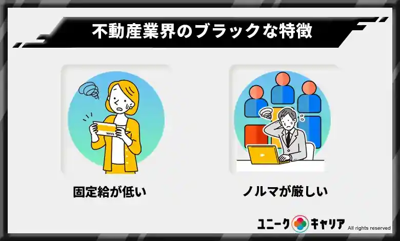 離職率が高い？不動産業界はやめとけ？ブラック企業特徴2選