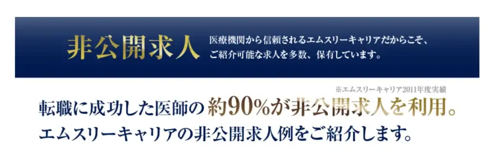 m3キャリアエージェント 非公開求人