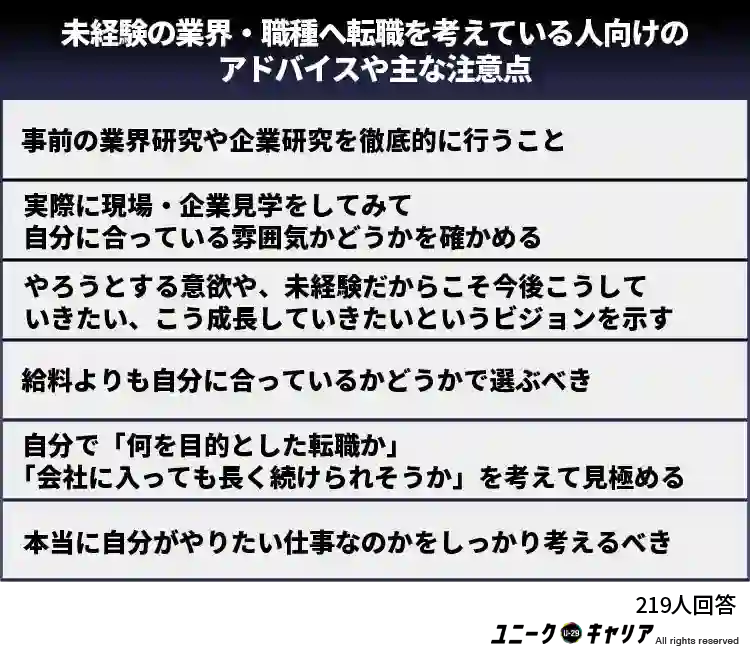 未経験転職の経験者が教えるアドバイス・注意点【失敗しない】