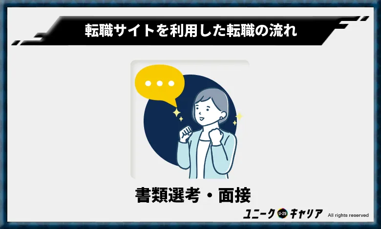 ステップ3. 書類選考・面接