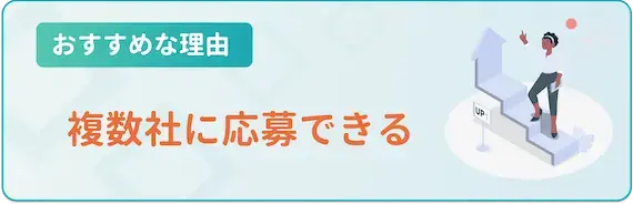 複数社に応募できる