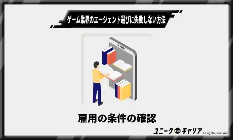 雇用の条件の確認
